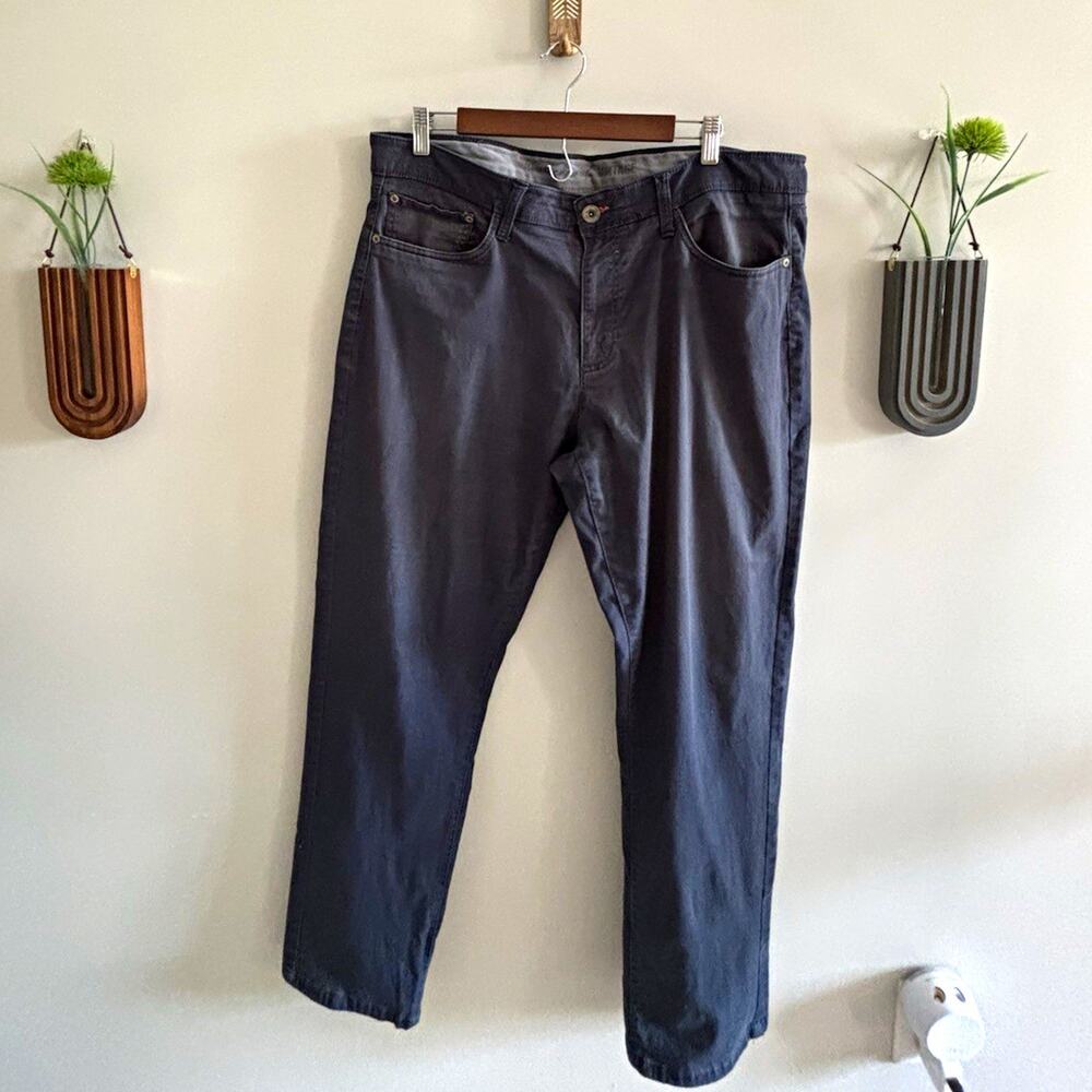 Weatherproof Men’s Blue Straight Dark Wash Pant Mid Rise 5-Pocket